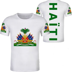 HAITI T Shirt Photo Clothes Print Tshirts Logo Respirant 3D 4XL 5XL