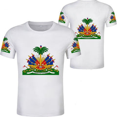 HAITI T Shirt Photo Clothes Print Tshirts Logo Respirant 3D 4XL 5XL