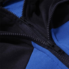 Men 2 Pieces Sets Winter Jacket Casual Zipper