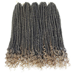 Goddess Hair Locs Crochet Braids 18inch Soft Dreads
