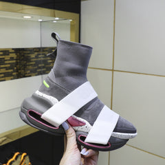 2021 new elastic boots, high top sock shoes
