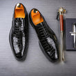 New Men Dress Shoes Shadow Patent