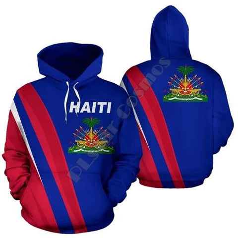 Men Women Haiti Caribbean Sea print 3D Hoodies