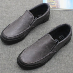 NewFashion Leather Men Shoes Casual Flat Men