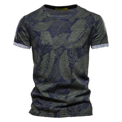 2021 New Summer Leaf Printed T Shirts
