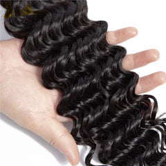 Human Hair Bundles Deep Wave Hair Bundles