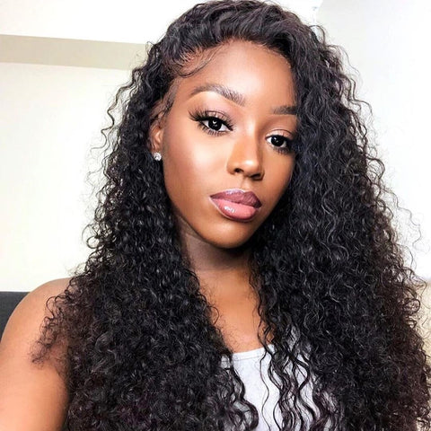 Deep Wave Wigs For Black Women Natural Hairline
