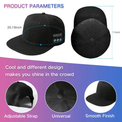 Wireless Bluetooth 5.0 Speaker Hat/Cap with (Inbuilt Microphone)