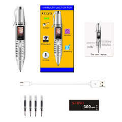 Pen Mobile Phone Dual SIM Mini Telephone Call Recording Bluetooth