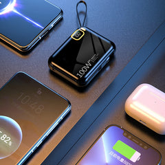 Mini Portable Powerbank For iPhone Xiaomi Samsung