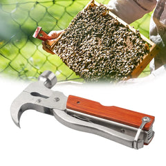 Beekeeping Bee Hive Tool Combination Claw Multi-functional Hammer Beehive Scraper