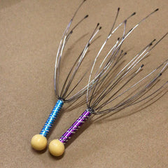 Head Scratching Massage Claws Octopus Head Massager Scalp Scratcher