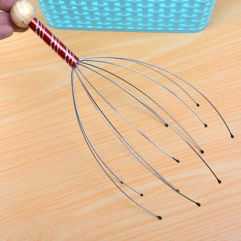 Head Scratching Massage Claws Octopus Head Massager Scalp Scratcher