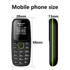 Telephone Low Radiation Automatic Call Recording Dual SIM Small Cell Phone