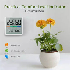 Digital Thermometer Hygrometer Sensor Gauge Weather Station