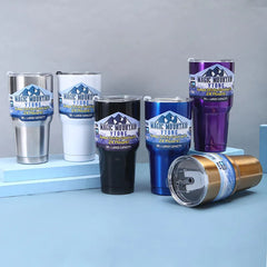 Freeze Thermos Bottle with Lid Straw Stainless Steel Water