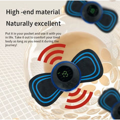 LCD Display EMS Neck Massage Electric Massager Cervical