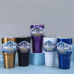Freeze Thermos Bottle with Lid Straw Stainless Steel Water