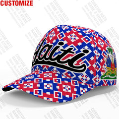 Haiti Male Diy Free Custom Name Hti Unisex Hat Nation
