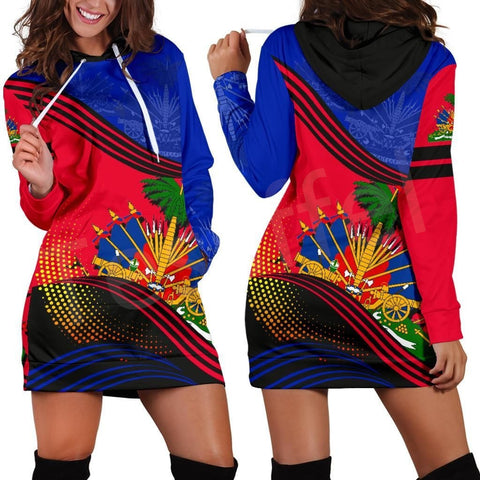 New Fashion Flag Caribbean Sea Haiti Casual Sexy Women